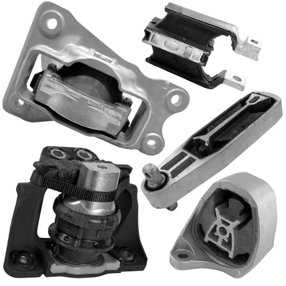 Saree Volvo V90 XC60 2.0L 2018-2021 Engine Mounts and Automatic Transmission Mount Set 5PCS Complete Replacement Kit