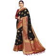 thumbnail image 1 of Sarees For Women Banarasi Art Silk Woven Saree l Indian Ethnic Wedding Gift Sari with Unstitched Blouse, 1 of 3