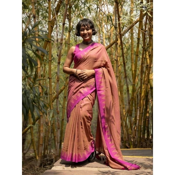 Sarees For Women Soft Pure Cotton Saree Unstitched Blouse