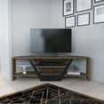 thumbnail image 1 of Sares Open Shelving Design Tv Stand - Oud Oak Black, 1 of 5