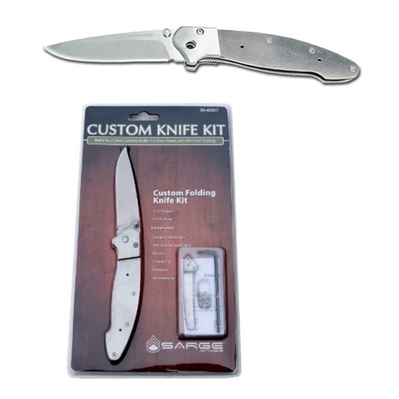 Sarge SK-405KIT Custom Folding Knife Kit w/3-1/4" Stainless Blade