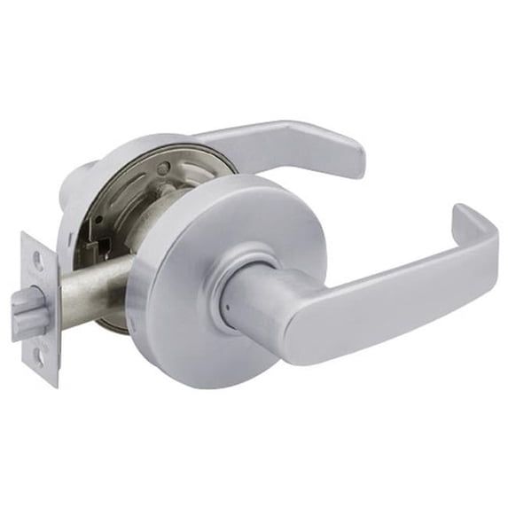 Sargent 287U65LL26D Privacy Cylindrical Lock Grade 2 with L Lever, L Rose & ASA Strike, Satin Chrome