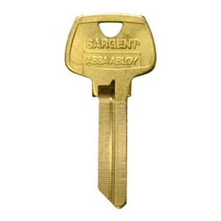 Sargent 6 Pin Key Blank with HDH Keyway