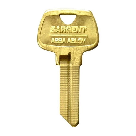 Sargent 6 Pin Key Blank with RDH Keyway