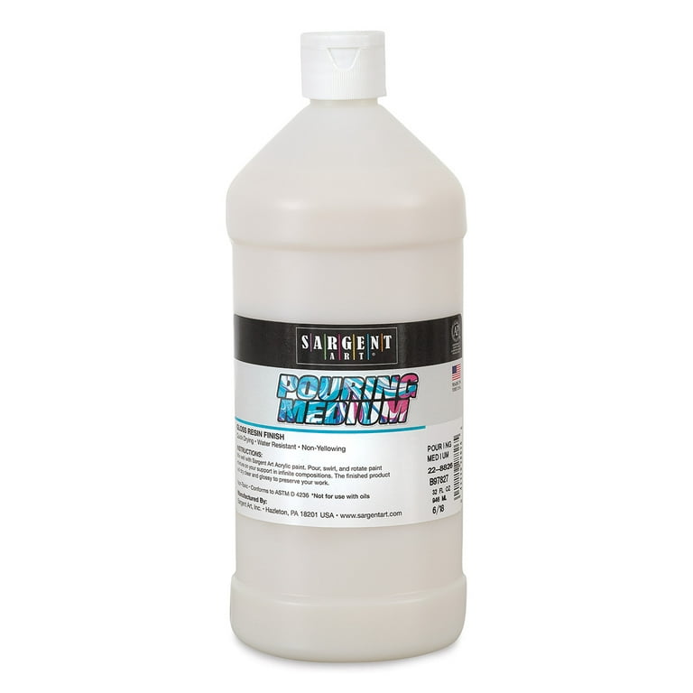Sargent Art® Acrylic Pouring Paint, 16 oz, White, Pack of 2 - TonerQuest