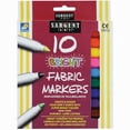 thumbnail image 1 of Sargent Art 22-1568 10-Count Bright Fabric Markers, 1 of 3