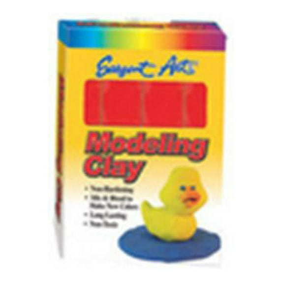 Sargent Art 224088 Modeling Clay- Brown - 1 Lbs.