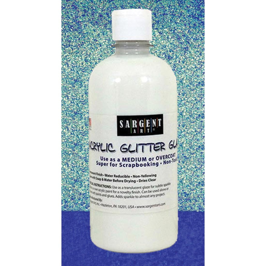 Sargent Art Acrylic Glitter Glaze Pint