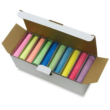 Sargent Art Jumbo Non-Toxic Sidewalk Chalk, Bold Tip, Assorted Colors, Pack of 30
