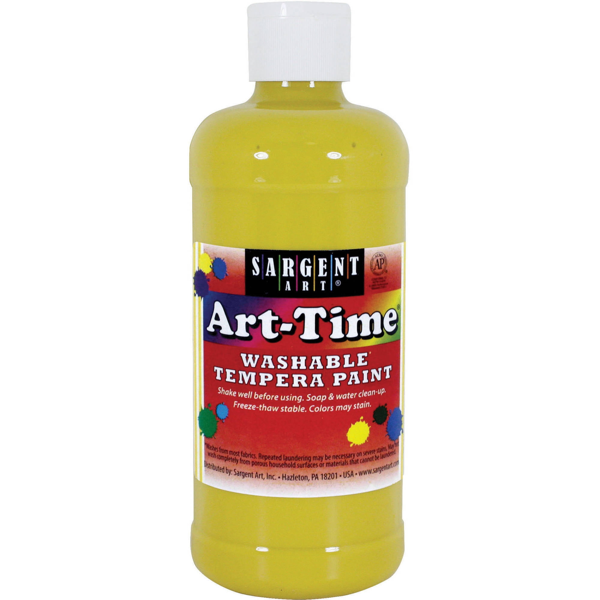 Sargent Art Yellow Tempera Paint, 16 Oz.