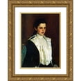 thumbnail image 1 of Sargent, John Singer 11x14 Gold Ornate Wood Framed with Double Matting Museum Art Print Titled - Alice Vanderbilt Shepard, 1 of 4
