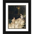 thumbnail image 1 of Sargent, John Singer 12x14 Black Ornate Wood Framed with Double Matting Museum Art Print Titled - The Wyndham Sisters, 1 of 4