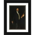 thumbnail image 1 of Sargent, John Singer 13x18 Black Ornate Wood Framed with Double Matting Museum Art Print Titled - William M. Chase, 1 of 4