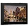 thumbnail image 1 of Sargent, John Singer 14x11 Black Modern Framed Museum Art Print Titled - Venetian Canal, 1913, 1 of 5