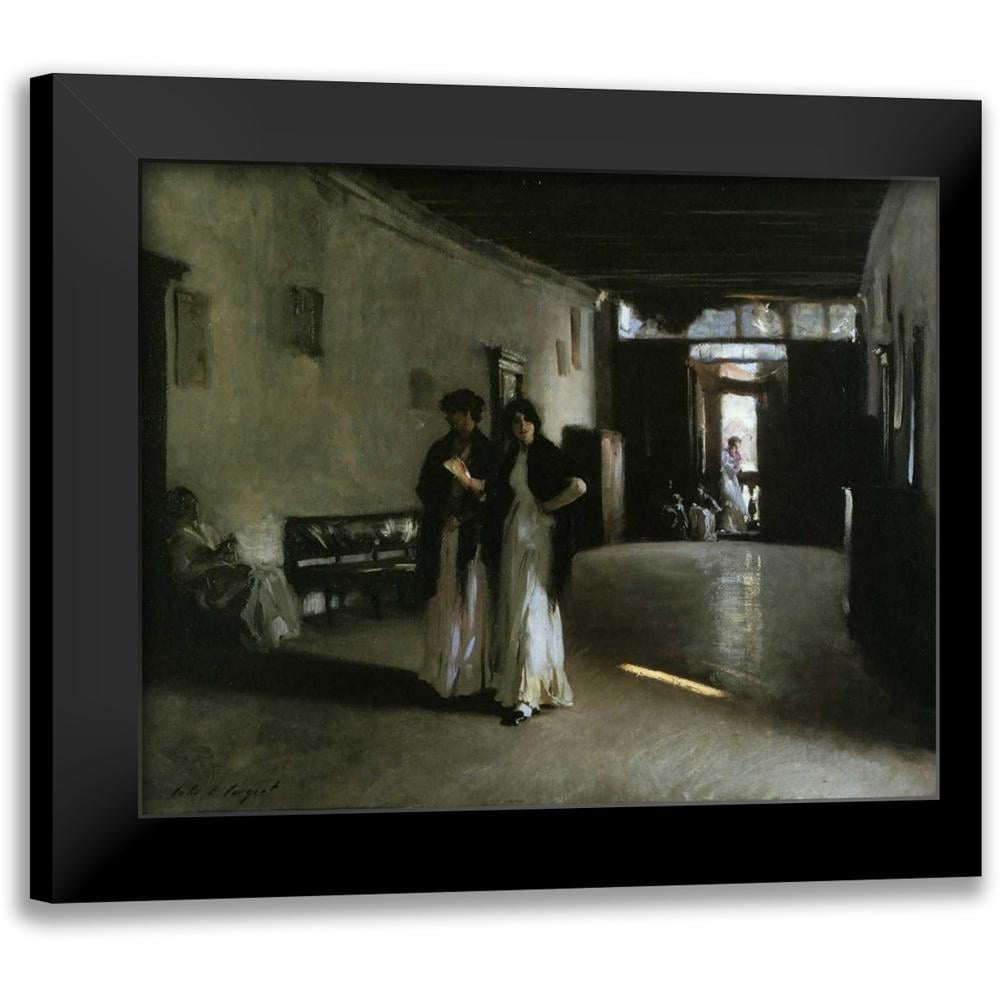Sargent, John Singer 14x12 Black Modern Framed Museum Art Print Titled ...