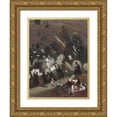 thumbnail image 1 of Sargent, John Singer 15x18 Gold Ornate Wood Framed with Double Matting Museum Art Print Titled - Rehearsal of the Pasdeloup Orchestra at the Cirque d’Hiver, 1 of 4