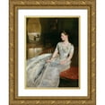 thumbnail image 1 of Sargent, John Singer 15x18 Gold Ornate Wood Framed with Double Matting Museum Art Print Titled - Mrs. Cecil Wade, 1886, 1 of 4