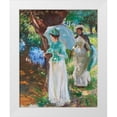 thumbnail image 1 of Sargent, John Singer 15x18 White Modern Wood Framed Museum Art Print Titled - Two Girls with Parasols, 1 of 4