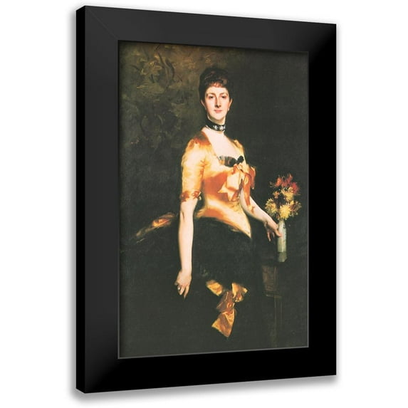 Sargent, John Singer 17x24 Black Modern Framed Museum Art Print Titled - Edith Lady Playfair, née Edith Russell, 1884