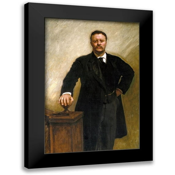 Sargent, John Singer 17x24 Black Modern Framed Museum Art Print Titled - Theodore Roosevelt
