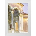 thumbnail image 1 of Sargent, John Singer 17x24 White Modern Wood Framed Museum Art Print Titled - Loggia-Villa Giulia-Rome, 1 of 4