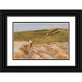 thumbnail image 1 of Sargent, John Singer 18x13 Black Ornate Wood Framed with Double Matting Museum Art Print Titled - Crashed Aeroplane 1918, 1 of 4