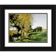 thumbnail image 1 of Sargent, John Singer 18x15 Black Ornate Wood Framed with Double Matting Museum Art Print Titled - At Broadway, 1 of 4