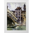 thumbnail image 1 of Sargent, John Singer 18x24 White Modern Wood Framed Museum Art Print Titled - The Rialto, Venice, c. 1902-04, 1 of 4