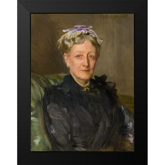 Sargent, John Singer 19x24 Black Modern Framed Museum Art Print Titled - Mary Eliza Mead