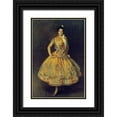 thumbnail image 1 of Sargent, John Singer 23x32 Black Ornate Wood Framed with Double Matting Museum Art Print Titled - La Carmencita, 1 of 4