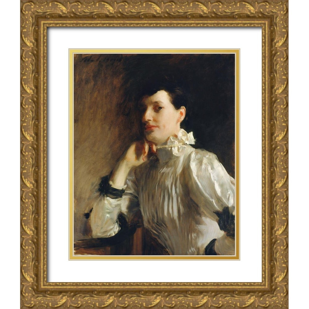 Sargent, John Singer 26x32 Gold Ornate Wood Framed with Double Matting ...