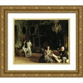 thumbnail image 1 of Sargent, John Singer 31x26 Gold Ornate Wood Framed with Double Matting Museum Art Print Titled - An Interior in Venice 1899, 1 of 4