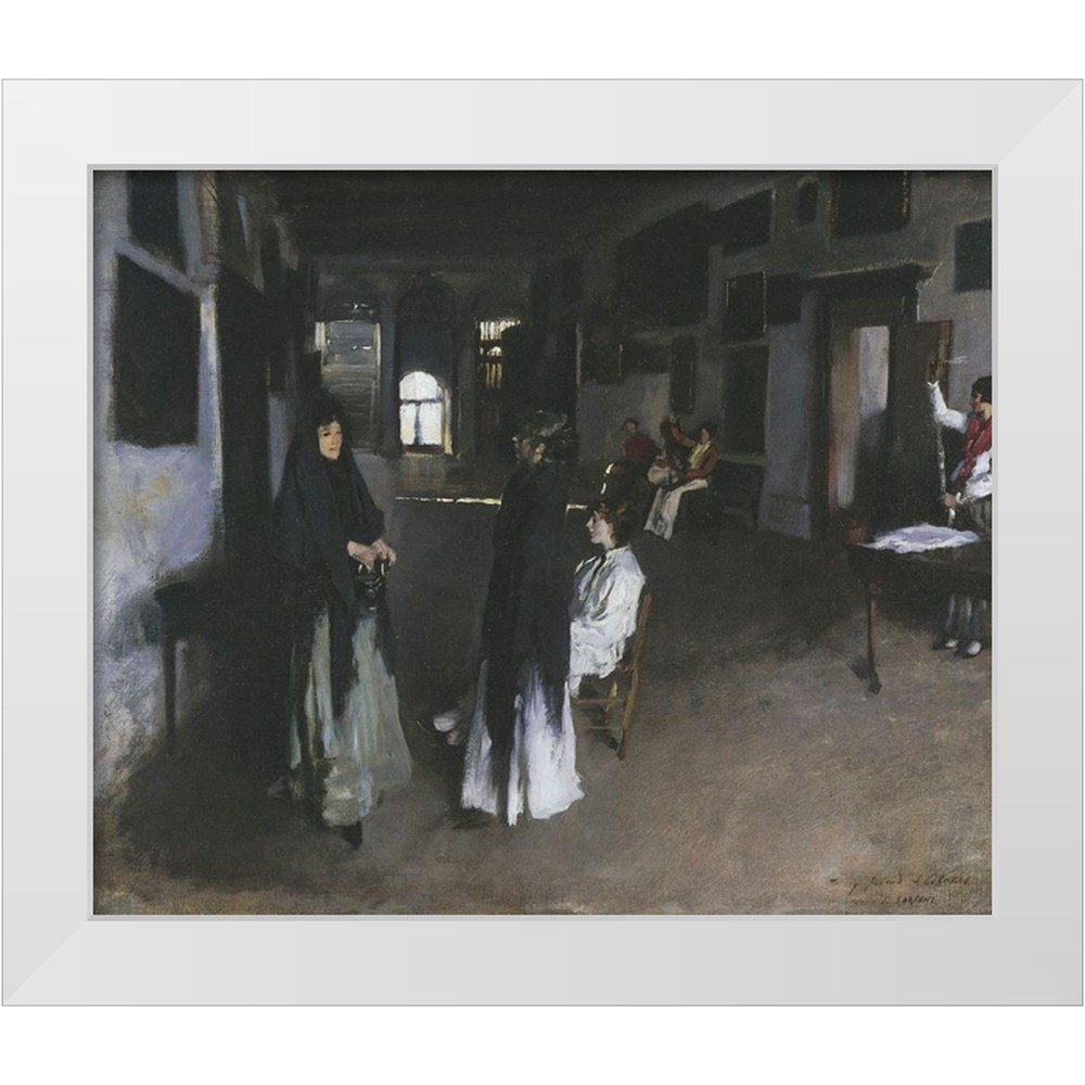 Sargent, John Singer 31x26 White Modern Wood Framed Museum Art Print ...