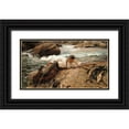 thumbnail image 1 of Sargent, John Singer 32x19 Black Ornate Wood Framed with Double Matting Museum Art Print Titled - On his Holidays, 1 of 4