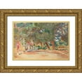 thumbnail image 1 of Sargent, John Singer 32x23 Gold Ornate Wood Framed with Double Matting Museum Art Print Titled - A War Memorial, 1 of 4