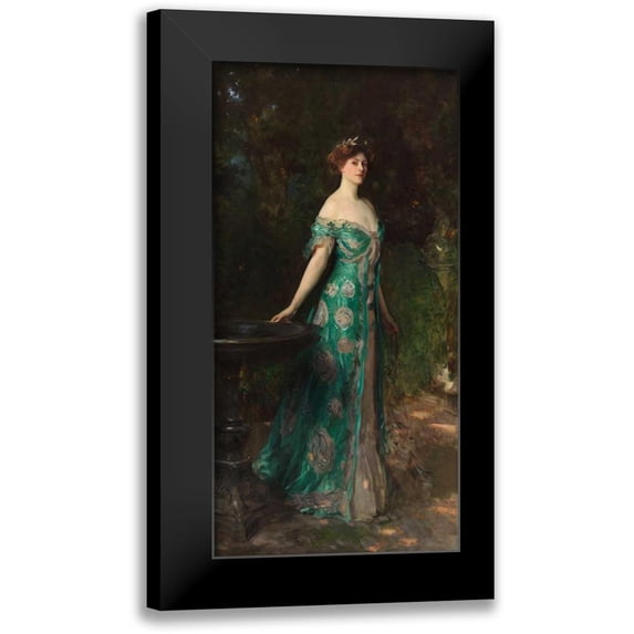 Sargent, John Singer 9x14 Black Modern Framed Museum Art Print Titled - Portrait of the Duchess of Sutherland