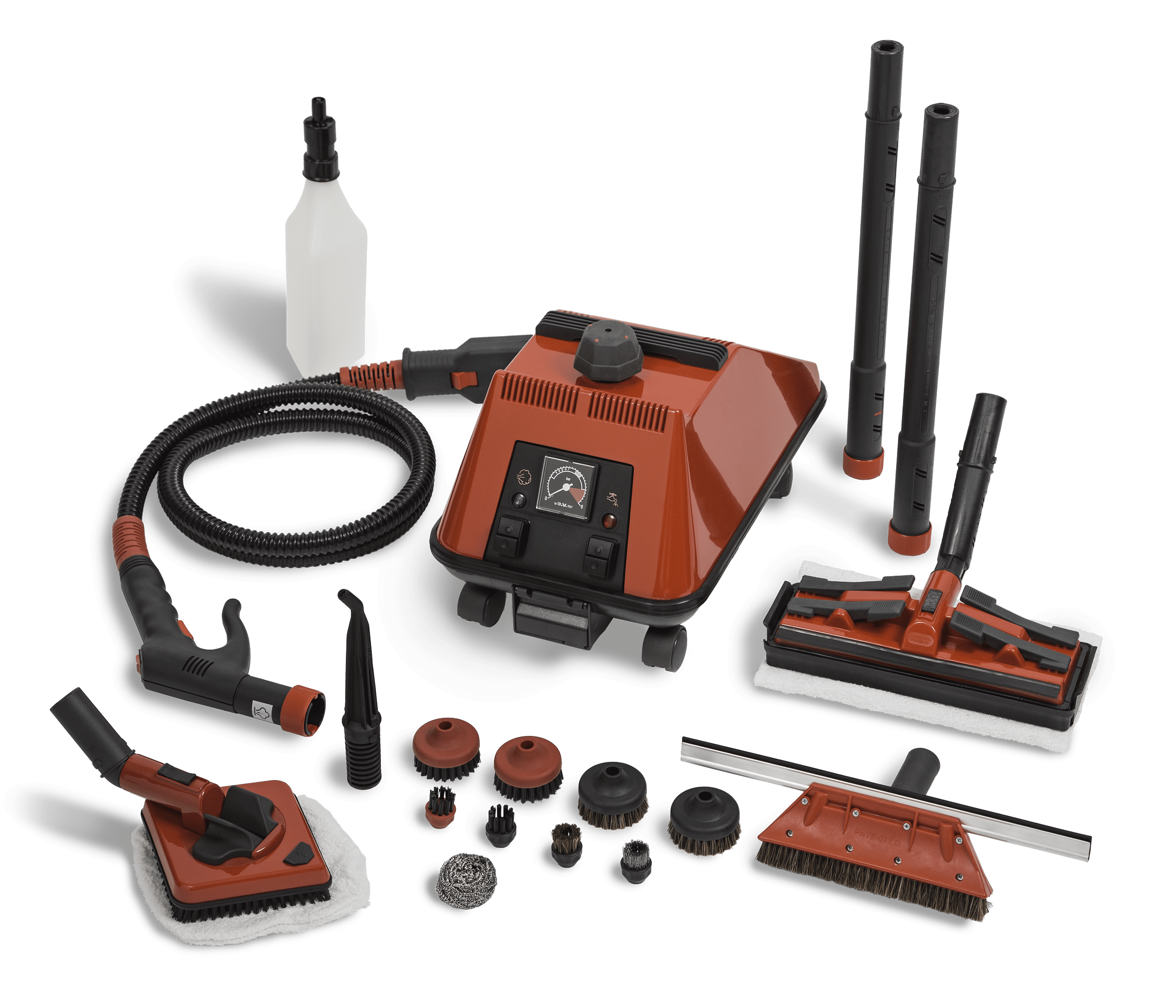 Sargent Steam Cleaner Heavy Duty - Multi-Purpose Professional Chemical-Free Steam Cleaner for Home & Business - Tile, Grout, Windows, Showers, Ovens, Kitchens, Bathrooms, Car Detailing and More