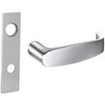 thumbnail image 1 of Sargent TR8215LW1L26D Passage Mortise Trim Only with L Lever & LW1 Escutcheon, Satin Chrome, 1 of 1