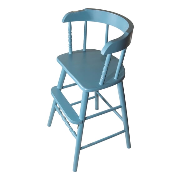 Sargent's Sons Amish Style Youth Chair * Solid Wood * Gray Blue* Kitchen - Dining Room