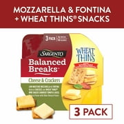 Sargento® Balanced Breaks® Mozzarella & Fontina Cheese, WHEAT THINS® Sundried Tomato Basil