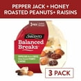 Sargento® Balanced Breaks® Pepper Jack Natural Cheese, Honey Roasted Peanuts and Raisins
