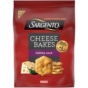 Sargento® Cheese Bakes Pepper Jack Crackers, Cheese Crackers, Lunch Snacks, 4.5 oz