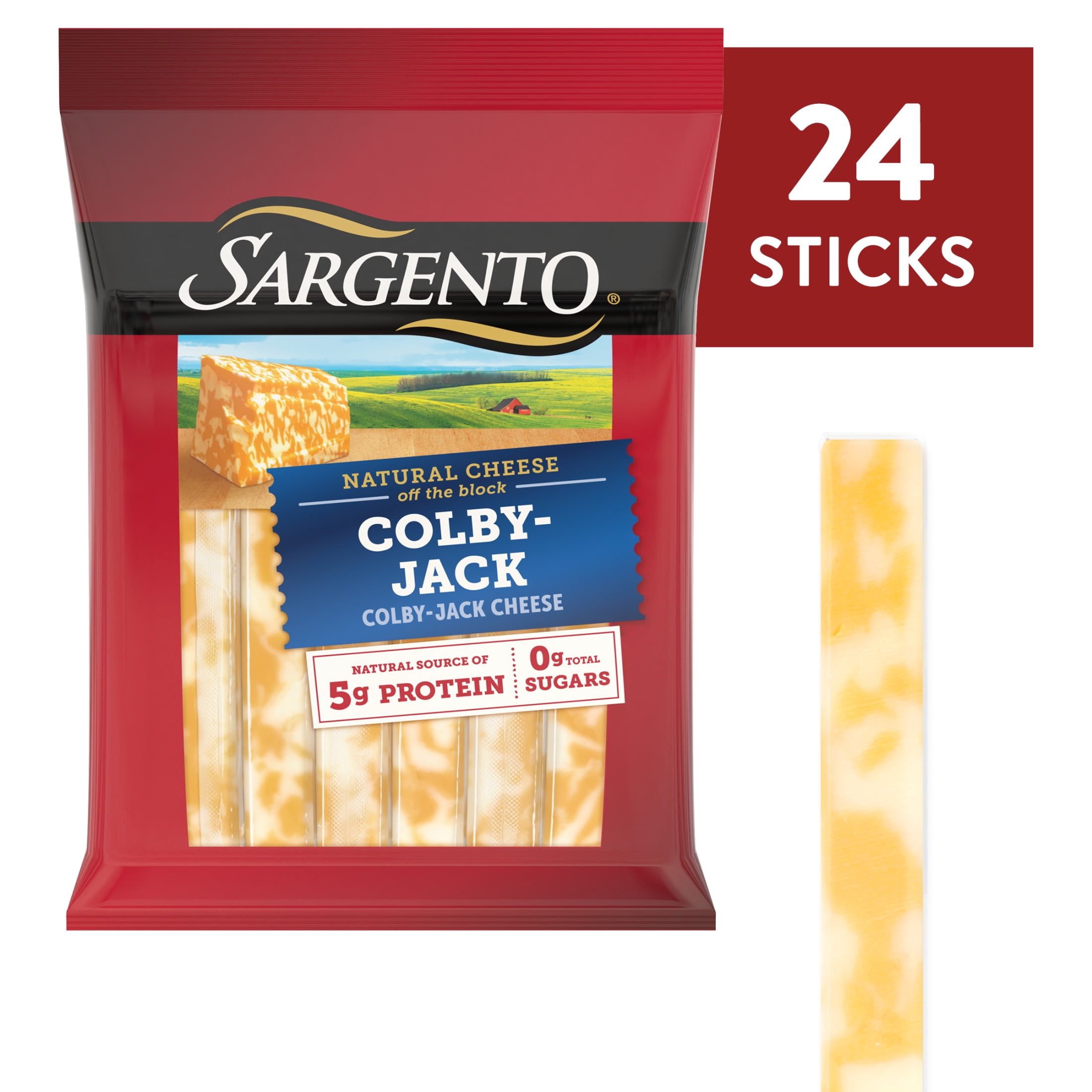 Sargento® Colby-Jack Natural Cheese Snack Sticks, 24-Count