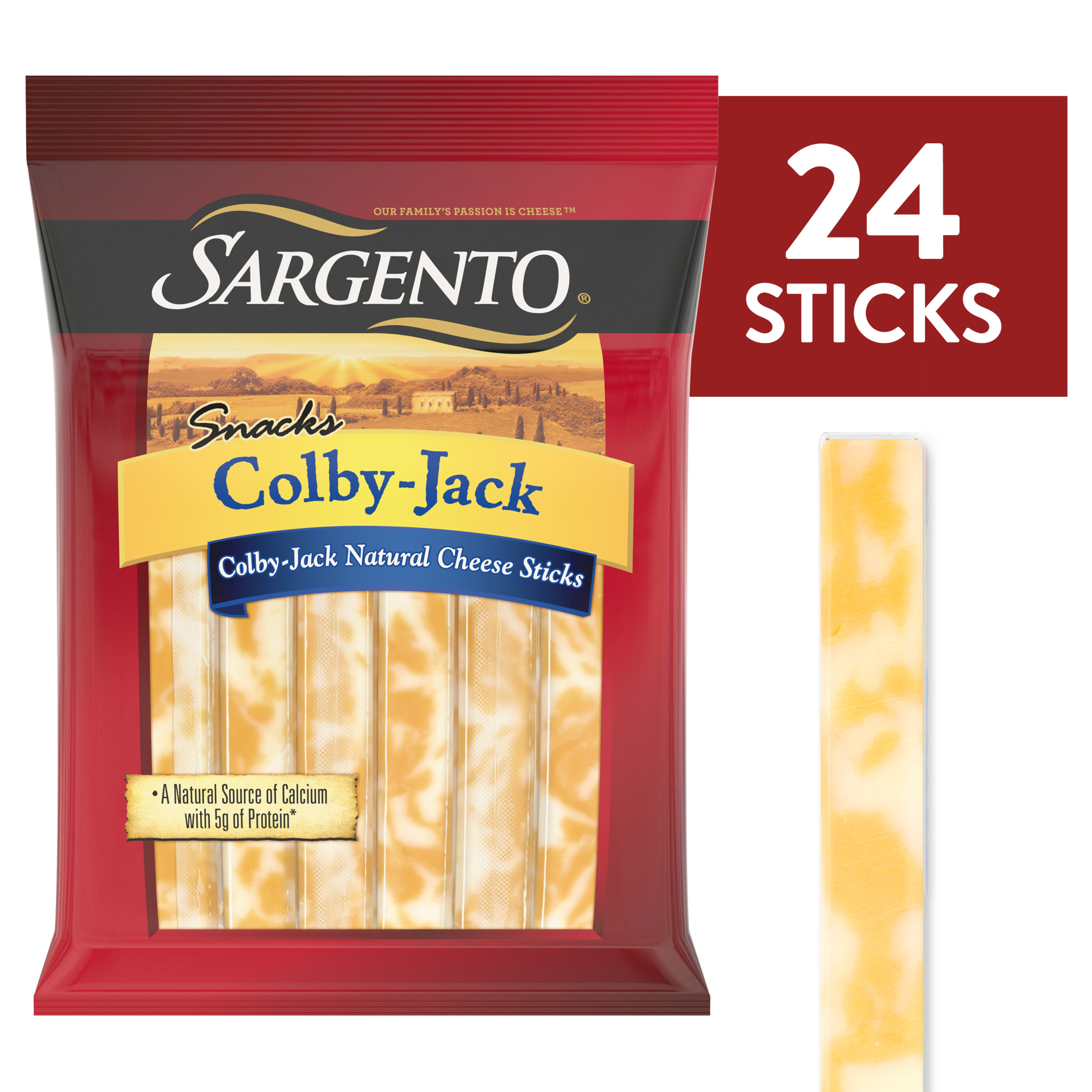 Great Value Colby & Monterey Jack Cheese Sticks, 0.75 oz, 36 Count