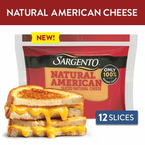 Sargento Natural American Sliced Cheese, 12 Slices