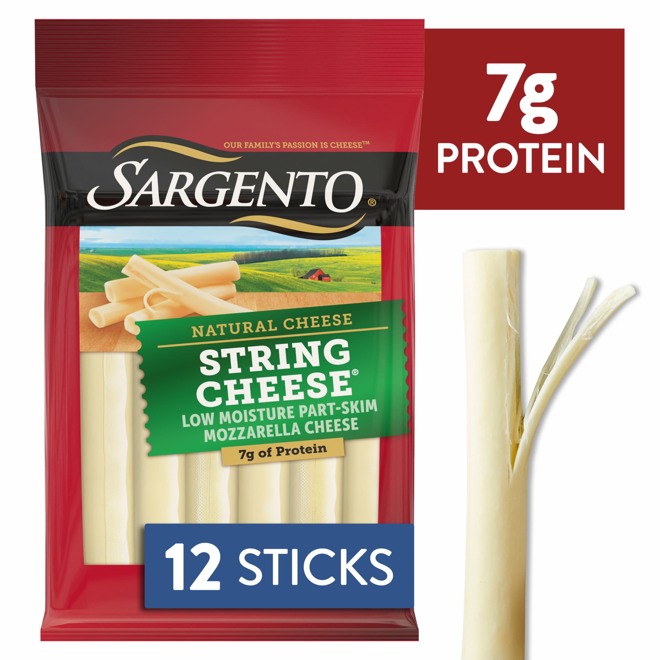 Sargento Natural String Cheese Snacks, 12-Count