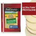 thumbnail image 1 of Sargento® Provolone Natural Cheese with Natural Smoke Flavor Ultra Thin® Slices, 20 slices, 1 of 8