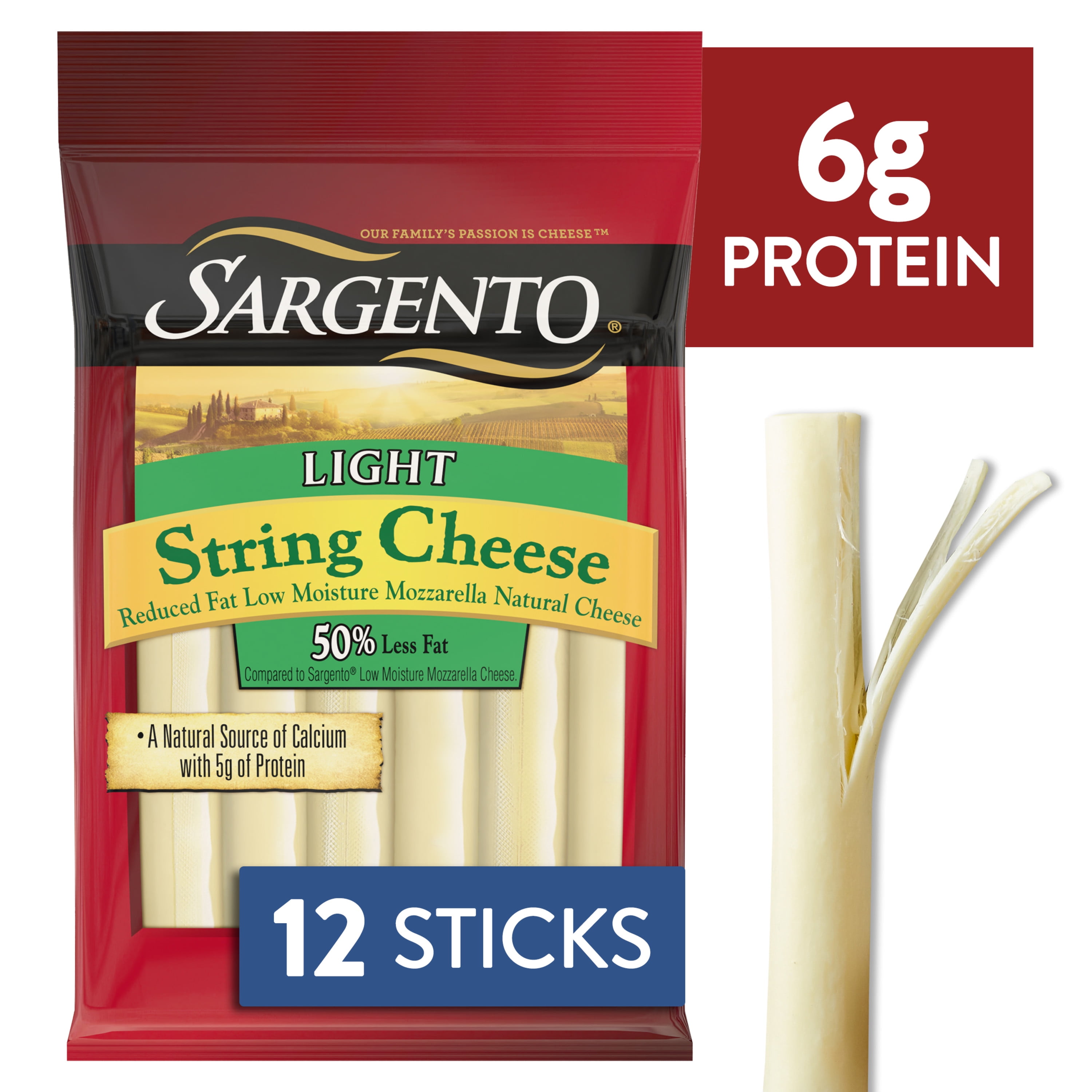 Sargento® Reduced Fat Low Moisture PartSkim Mozzarella Natural Cheese