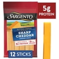 thumbnail image 1 of Sargento® Sharp Natural Cheddar Cheese Snack Sticks, 12-Count, 1 of 8
