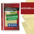 thumbnail image 1 of Sargento® Sliced Mozzarella Natural Cheese, 11 Slices, 1 of 9